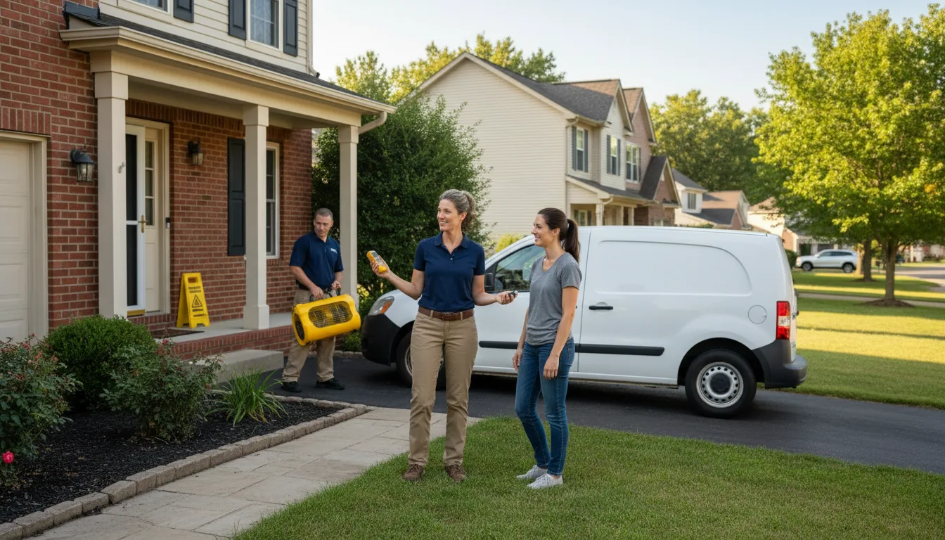 Residential water damage restoration in Puerto Rico